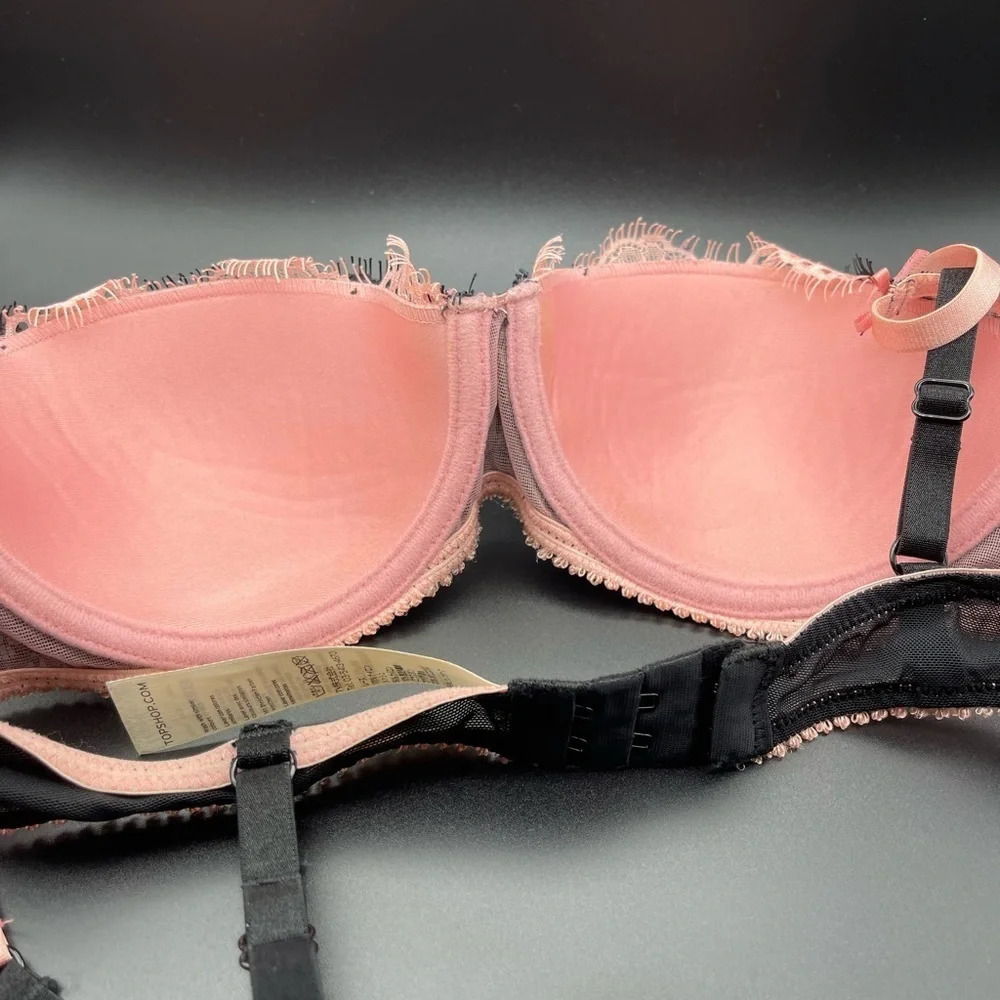 TOPSHOP Intimates Double Eyelash Balcony Bra, Size 36A - Picture 2 of 5